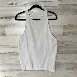 Athleta Tank Top Medium White Racerback